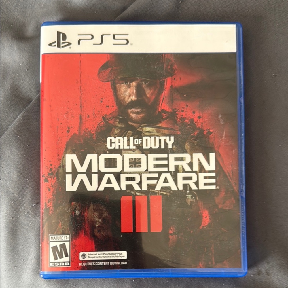 : Modern Warfare III for PS5 - Black and Red